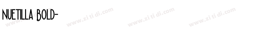 nuetilla Bold字体转换